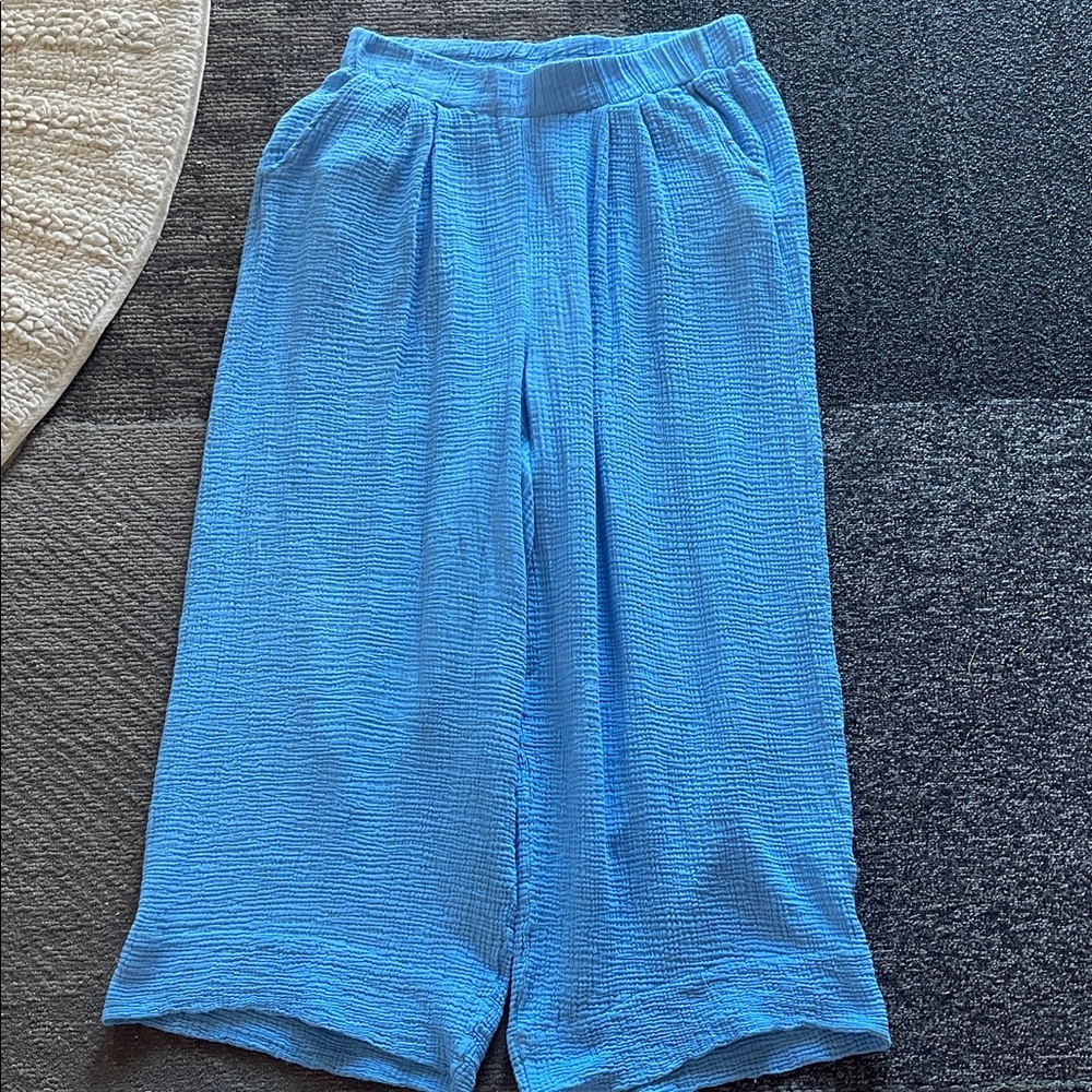 Stateside cotton blue pants large